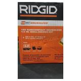 Ridgid Brushless 18v 1/2" Drill Driver Kit