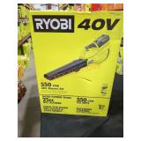 RYOBI 40v 550 CFM Blower Kit Unopened