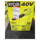 RYOBI 40v 550 CFM Blower Tool Only