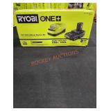 Ryobi 18V 2Ah Lithium Starter Kit (Unopened)