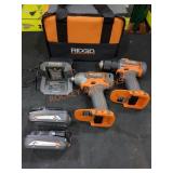 Ridgid 18v 2 Tool Combo Kit