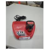 Milwaukee M12 2 ah battery and charger