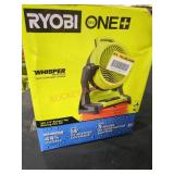 RYOBI 18V 7.5" Bucket Top Misting Fan Kit