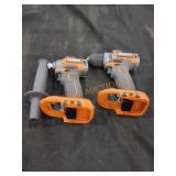 Ridgid 18v 1/2" Drill Driver & 4 Mode Impact