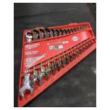 Milwaukee SAE Ratcheting Combination Wrench Set