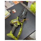 Ryobi 18v 6" chainsaw