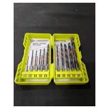 RYOBI Hex Shank Black Oxide Drill Bit Set
