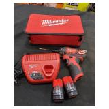 Milwaukee M12 1/4" Hex Screwdriver Kit