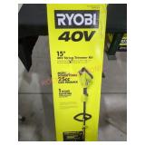 RYOBI 40v 15" String Trimmer Kit