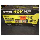 RYOBI 40V  600PSI 0.7GPM Power Cleaner Kit