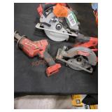 Milwaukee Box Lot Of 3 Tools Non Working Display