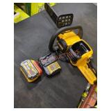 DeWalt 60v Flex Volt 16" Chainsaw 6 Ah Battery &