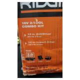 Ridgid 18v 2-Tool Combo Kit