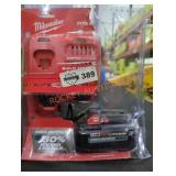 Milwaukee M18 XC8.0 Battery & Rapid Charger