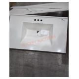 37" x 22" bathroom sink