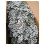 Festive Pine Flocked LED Pre Lit Tree 6.5ft
