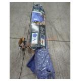 Hampton Bay 9ft Auto Tilt Umbrella, Sky Blue