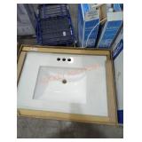 Snow orchid quartz 31" bathroom sink