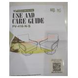 (2 Pack) Swivel Rockers Black w/ Beige Cushions