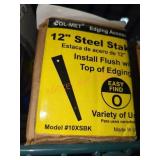 Col Met Metal Edging 12" Steel Stakes