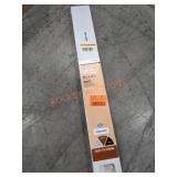 1" Cordless Vinyl Blind 35" x 72" White