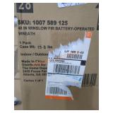 Winslow Fir Battery Operated 48" Wreath