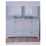Glacier Bay 60" Double Sink Vanity