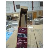 Home Decorators 28-48 room darkening draping rod