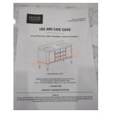 Home Decor. Co. Collette 60" Double Vanity, Brown