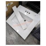 Sink With Back Splash 25" W x 22-1/8" D