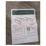 Zinus Abel Black Metal Queen Platform Bed Frame