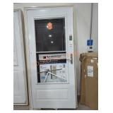 Andersen 400 Series 3/4- Light Storm Door, White