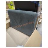 Wesley blue microfiber armchair