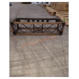 5 Light Wood Farmhouse Rectangular Chandelier