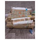 Skid Lot of Various size Blinds