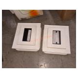 2 Ply Gem 8.5" x 7.5" White Electrical Mounting