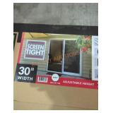 1 30" white sliding screen door