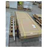 Skid of shower doors