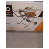 RIDGID Heavy Duty 10" Jobsite Table Saw W/ Stand