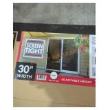 1 30" white sliding screen door