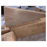 HDC 35.4"W x 10.2"D x 2"H Oak Floating Shelf