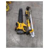 DeWalt 20v Folding String Trimmer & Axial Blower