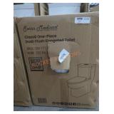 Swiss Madison One Piece Elongated Toilet, White