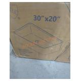 30" x 20" FireClay kitchen sink