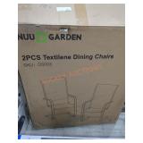 Textilene Dining Chairs 2 PC