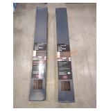 (2) 2.5" Faux Wood Blind 47" x 48", Espresso