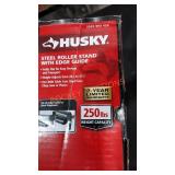Husky Steel Roller Stand. W/Edge Guide