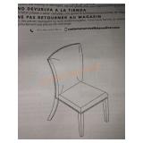 Steve Silver Camila Black Dining Chair (Set of 2)