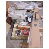 Skid Lot of Misc. Household Items, Filters, Door
