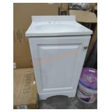 18.5" x 16.5" x 33" bathroom vanity